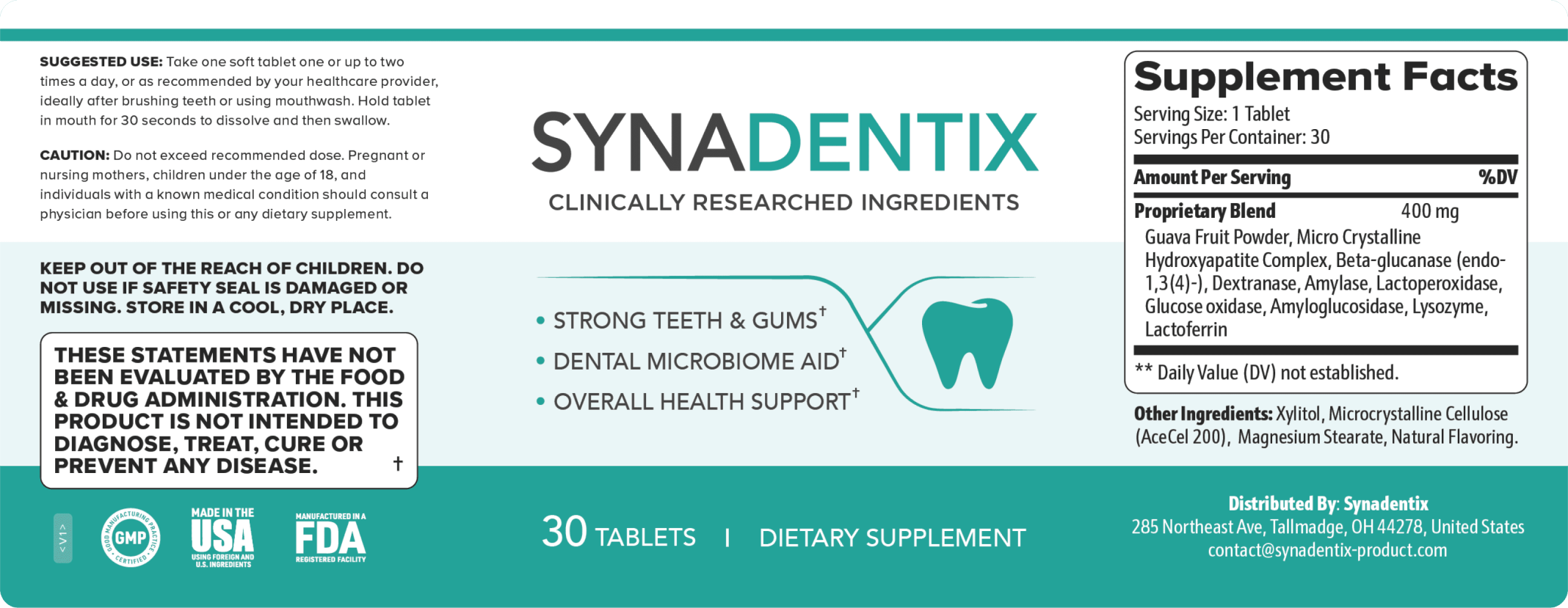 synadentix ingredients